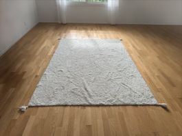Waschbarer Teppich 230 x 160 cm Pastell-Grün