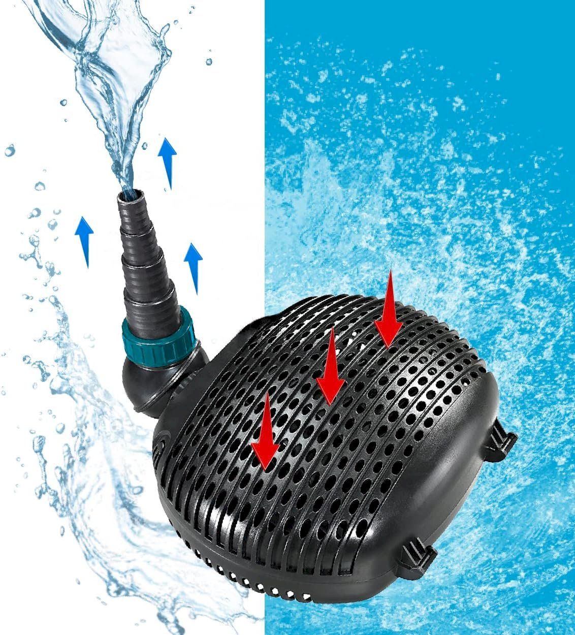 Pumpen & Teile: AquaForte EC-8000 Teichpumpe – Neu und originalverpackt aus Bottighofen von zaap 5
