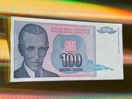 Belgrad 1994 - Jugoslawien - 100 Dinara UNC - Nikola TESLA