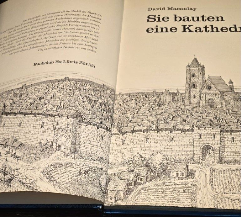 Libri: Buch Sie bauten eine Kathedrale Macaulay Ex Libris 1976 – Usato da Flums venduto da Flumsantik 2