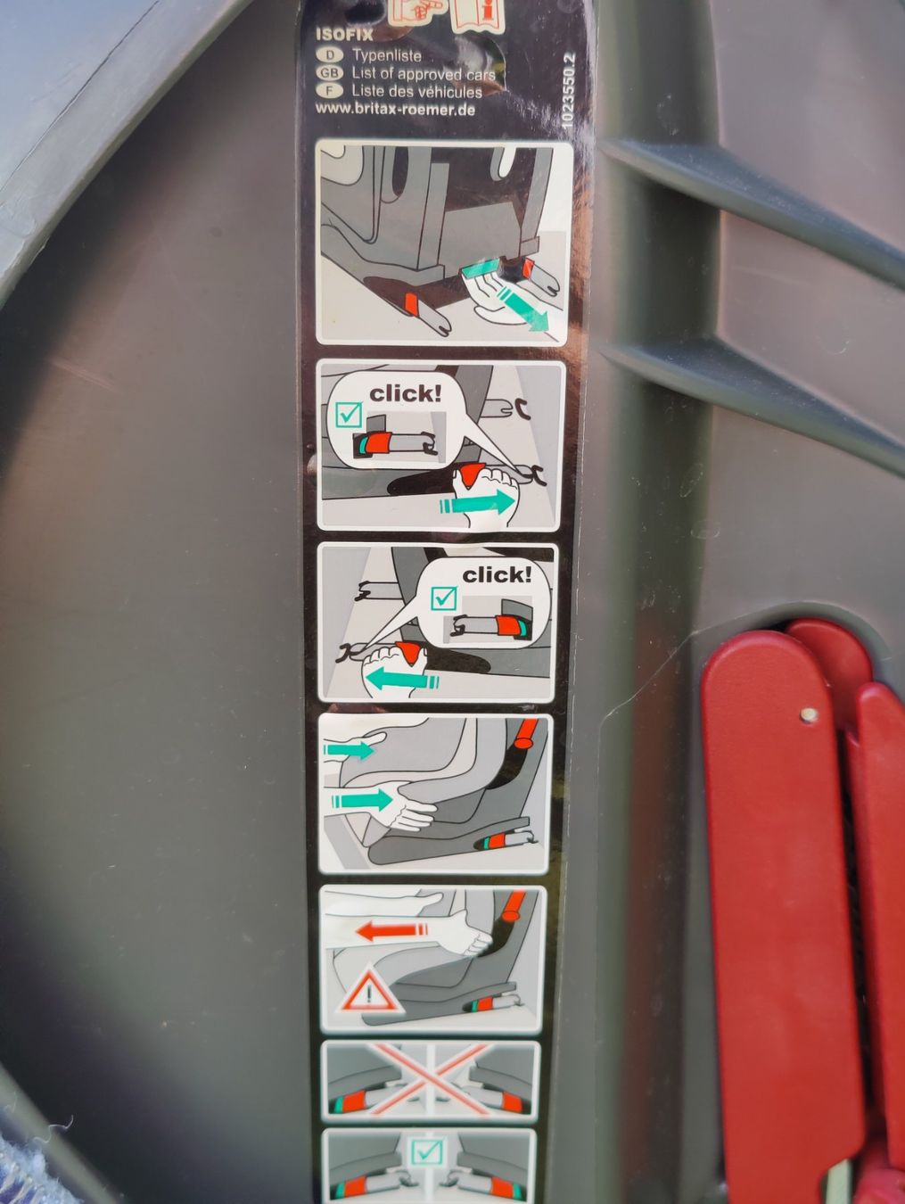 Britax Römer Seggiolini per auto: Kinderautositz mit Isofix – Usato da Sulzbach venduto da isojic 2