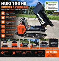 HUKI 100 HR  Dumper à chenilles hydraulique  57 heures