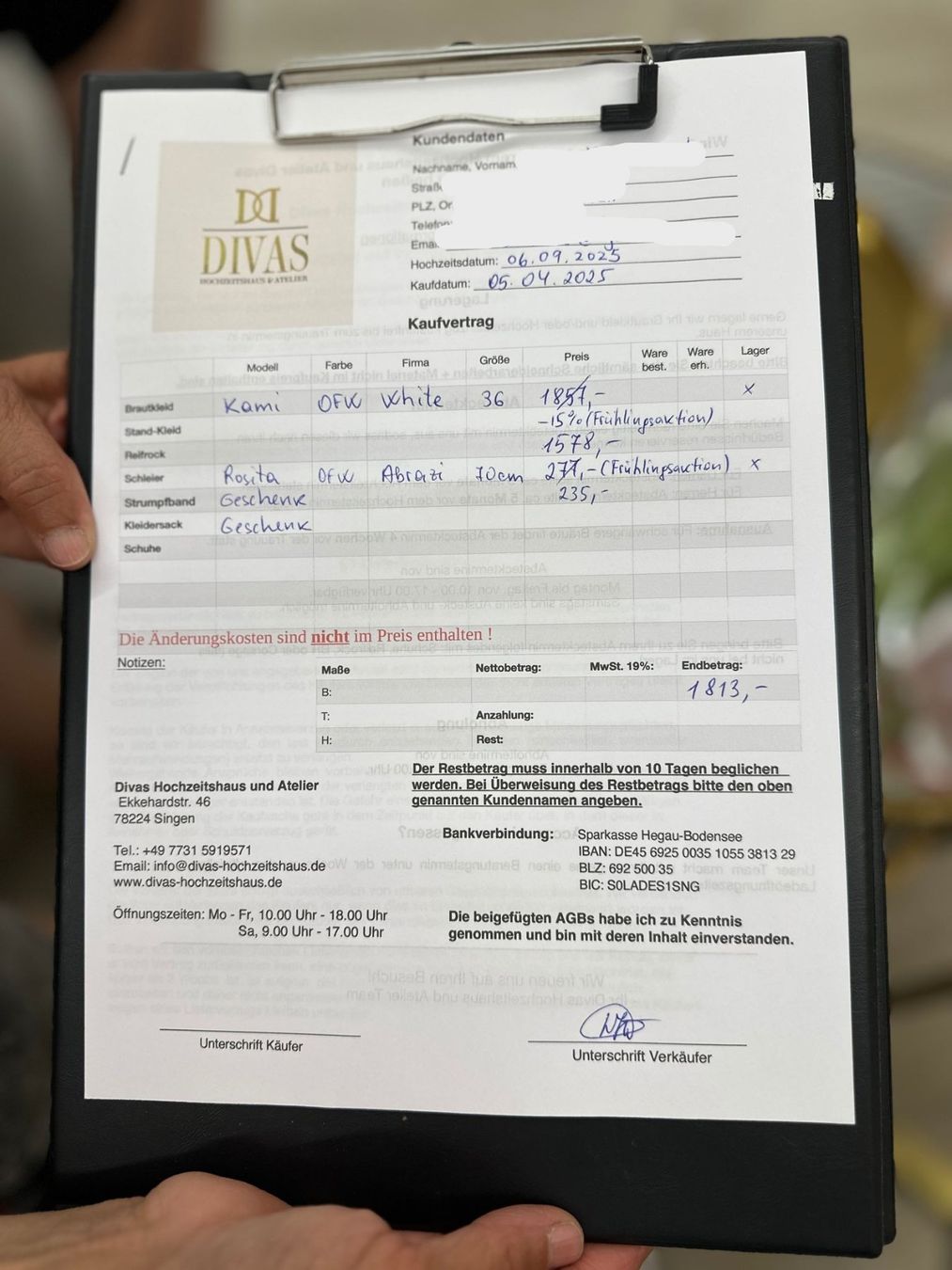 Vestiti: Hochzeitskleid White Kami inkl. Schleier – Usato da Neuhausen venduto da alcopops91 9