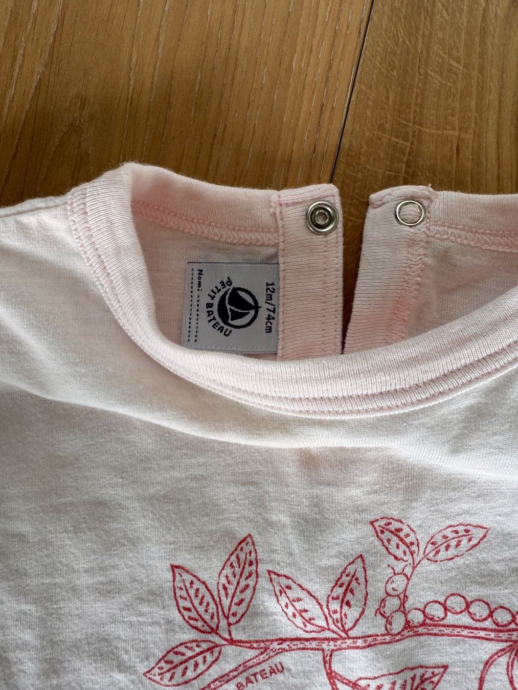 Petit Bateau Camicie, Top & T-shirt: Rosa Tshirt, Petit Bateau, 74 – Usato da Zumikon venduto da ver_zbp8 1