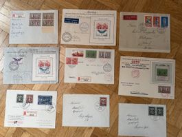 9 enveloppes suisse sympathique des 1.-