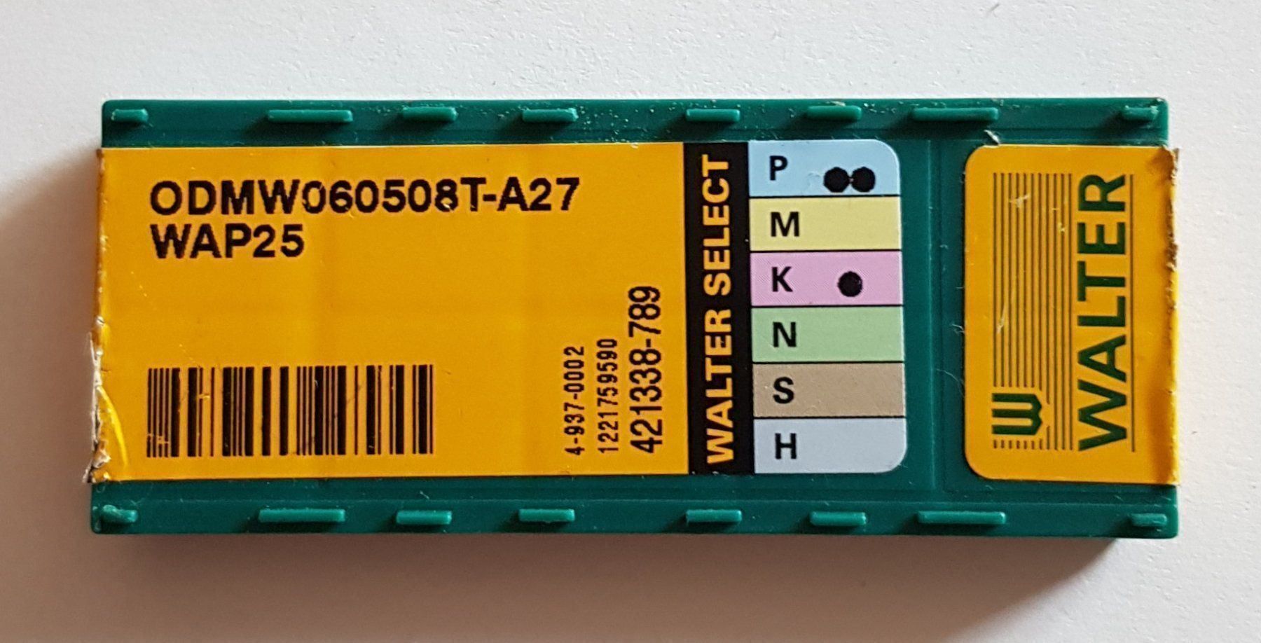 Tutti gli attrezzi: Wendeschneidplatten ODMW 060508 WAP25 – Nuovo e nell'imballaggio originale da Schwyz venduto da osirishelvetica 1