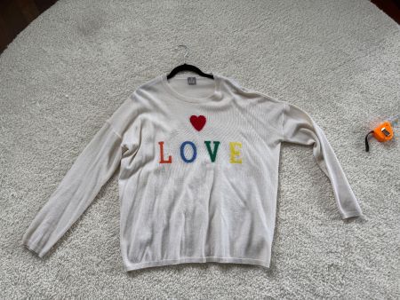 FTC Pullover Kaschmir Creme LOVE Nude XL wNEU