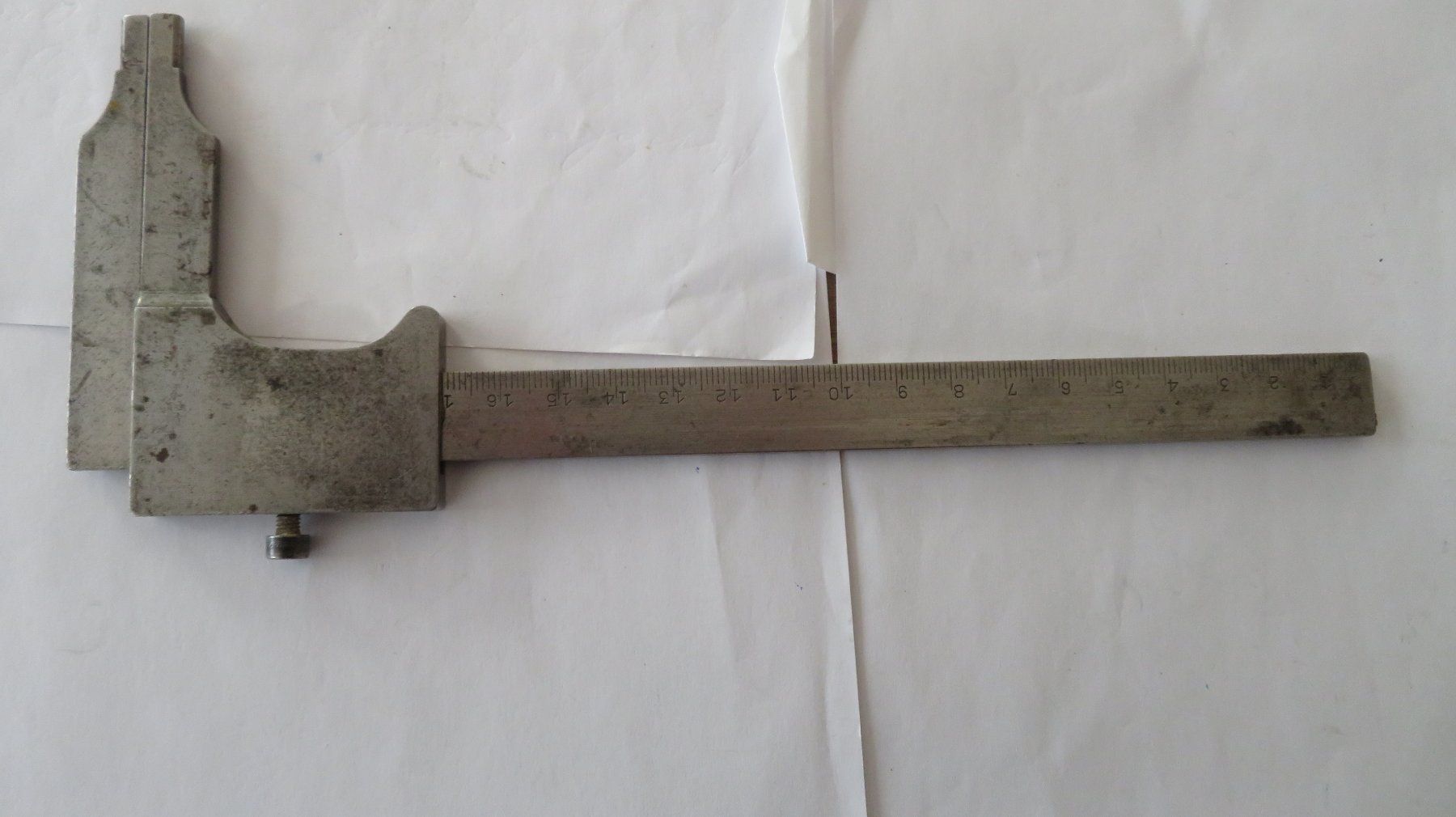 Misurare: Schiebelehre, Messschieber antik gemarkt mit "Glashart" 19cm – Usato da Wetzikon ZH venduto da morda1954 4
