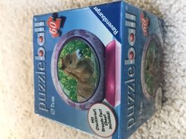 PUZZLE Ball "Pferd / Fohlen", Ø 7 cm / NEU