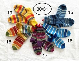 handgestrickte Socken, 30/31