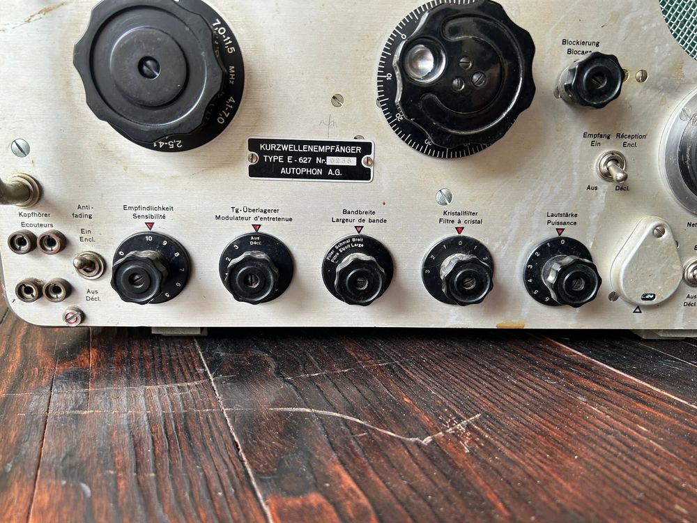 Funktechnik: Kurzwellenempfänger Autophon E-627 – Gebraucht aus Sugiez von brockicenter 6