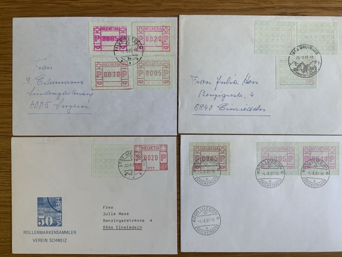 Tous les timbres: Automatenmarken – D'occasion à Binningen par chr_cr5n
