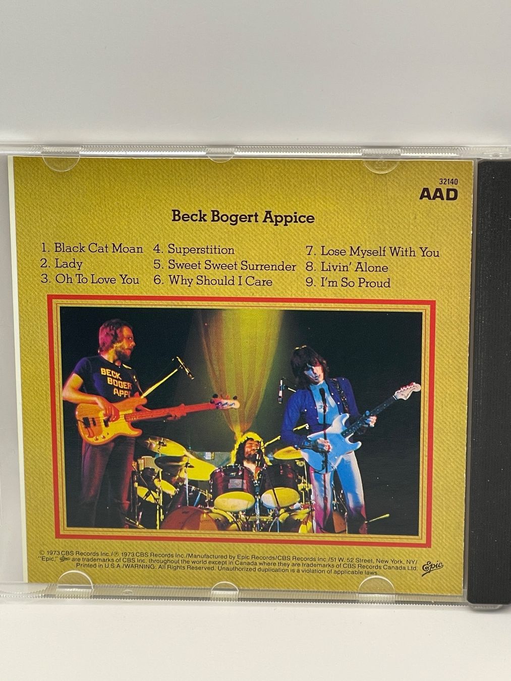 CD: Beck Bogert - Appice – Usato da Rüti ZH venduto da alumedien 3