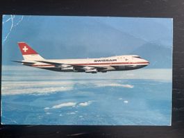 Carte postale Swissair Boeing 747-257B