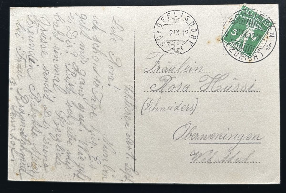 Cartoline postali: Schlieren Gesamtansicht  – Usato da Horw venduto da Tellbub 1