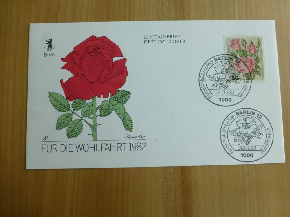 Prophila Collection Berlin (West) Ersttagsbrief 1986 – Wohlfahrtsserie Nr. 765-768 Komplett