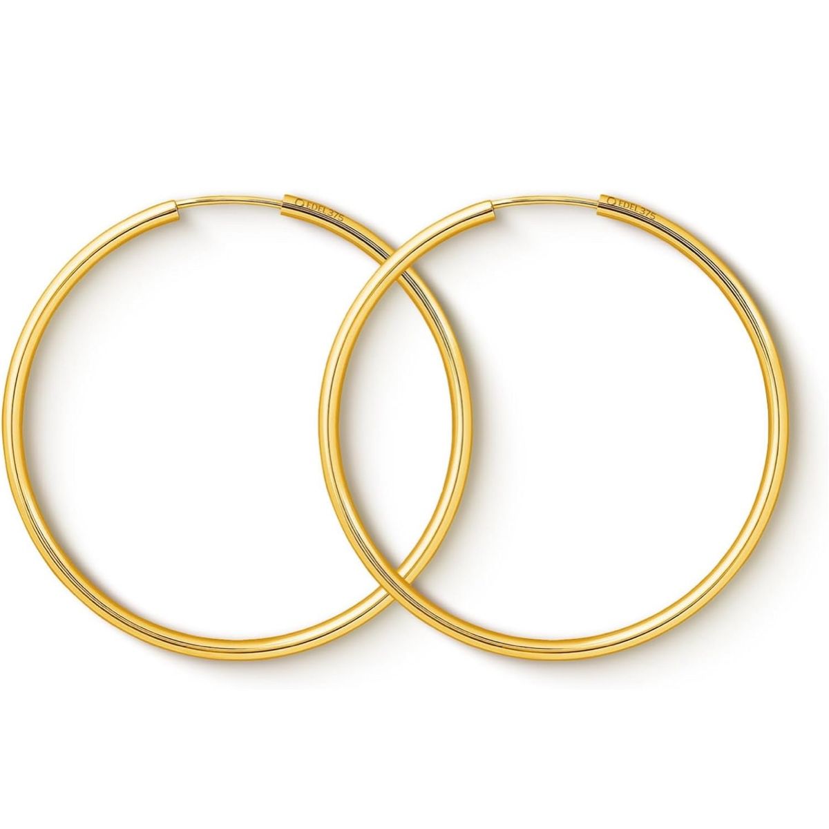 Orecchini pendenti & Orecchini a lobo: Creolen aus echtem Gold 30 mm – Nuovo e nell'imballaggio originale da Hemmental venduto da Schmuckwelt2