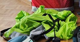 Schnellpacksack neo-grün für Gleitschirm