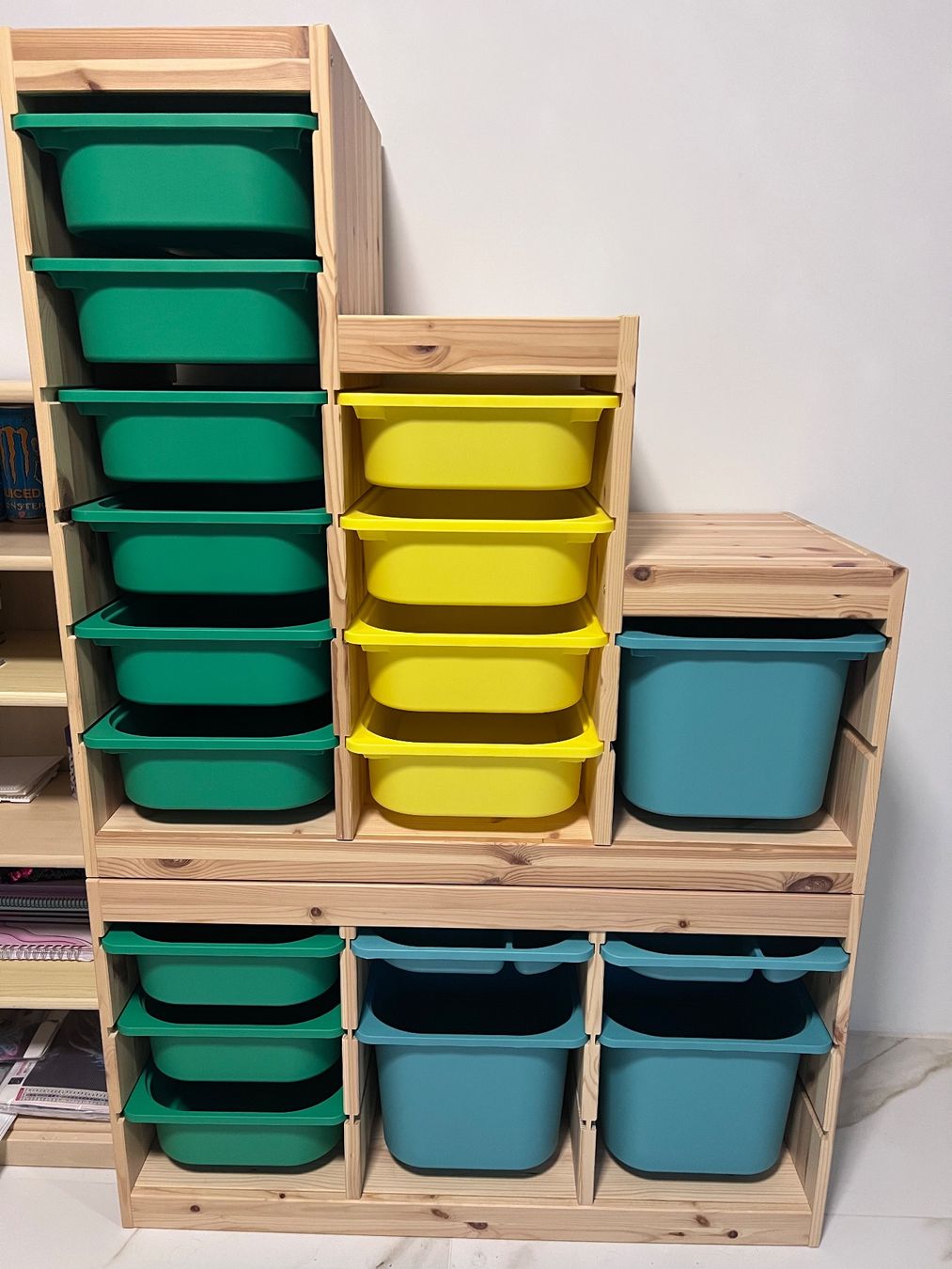 Ikea Scaffali: 3 x Ikea Trofast Möbelregale inkl. Boxen – Usato da Illnau venduto da cindyM28 1