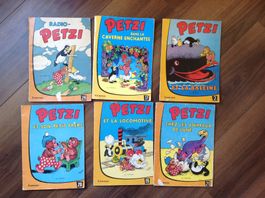6x BD Petzi état moyen