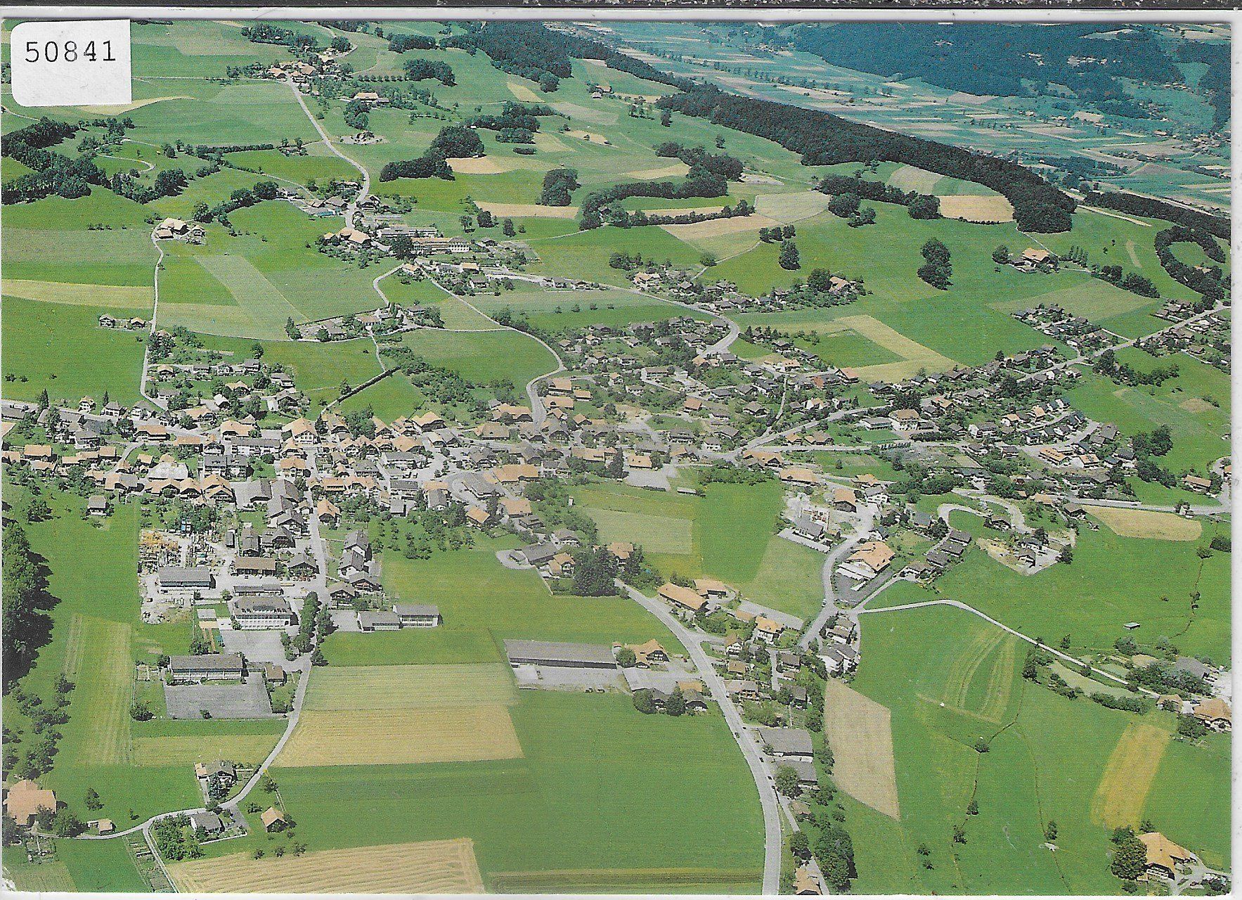 Cartoline postali: Flugaufnahme - Riggisberg – Usato da Ettingen venduto da Kartenplanet