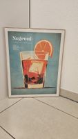 Wandbild Orange Waltz Negroni Retro Holzrahmen 40x50 cm OVP
