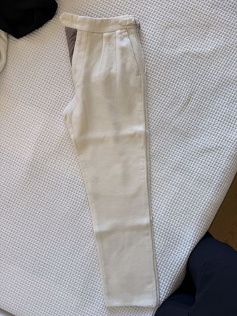 Suitsupply Hose Mira Wolle weiss Grösse 46 neuwertig