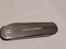 Victoria Messer Dr. W. Mäder AG silberfarben guter Zustand