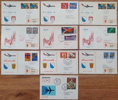 10 Swissair Erstflüge 1966