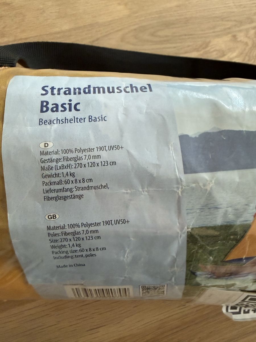 Tende : Strandmuschel Basic – Usato da Sirnach venduto da sbe_pf8v 1