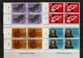 1975 4er-Block Serie Sonderpostmarken ETS