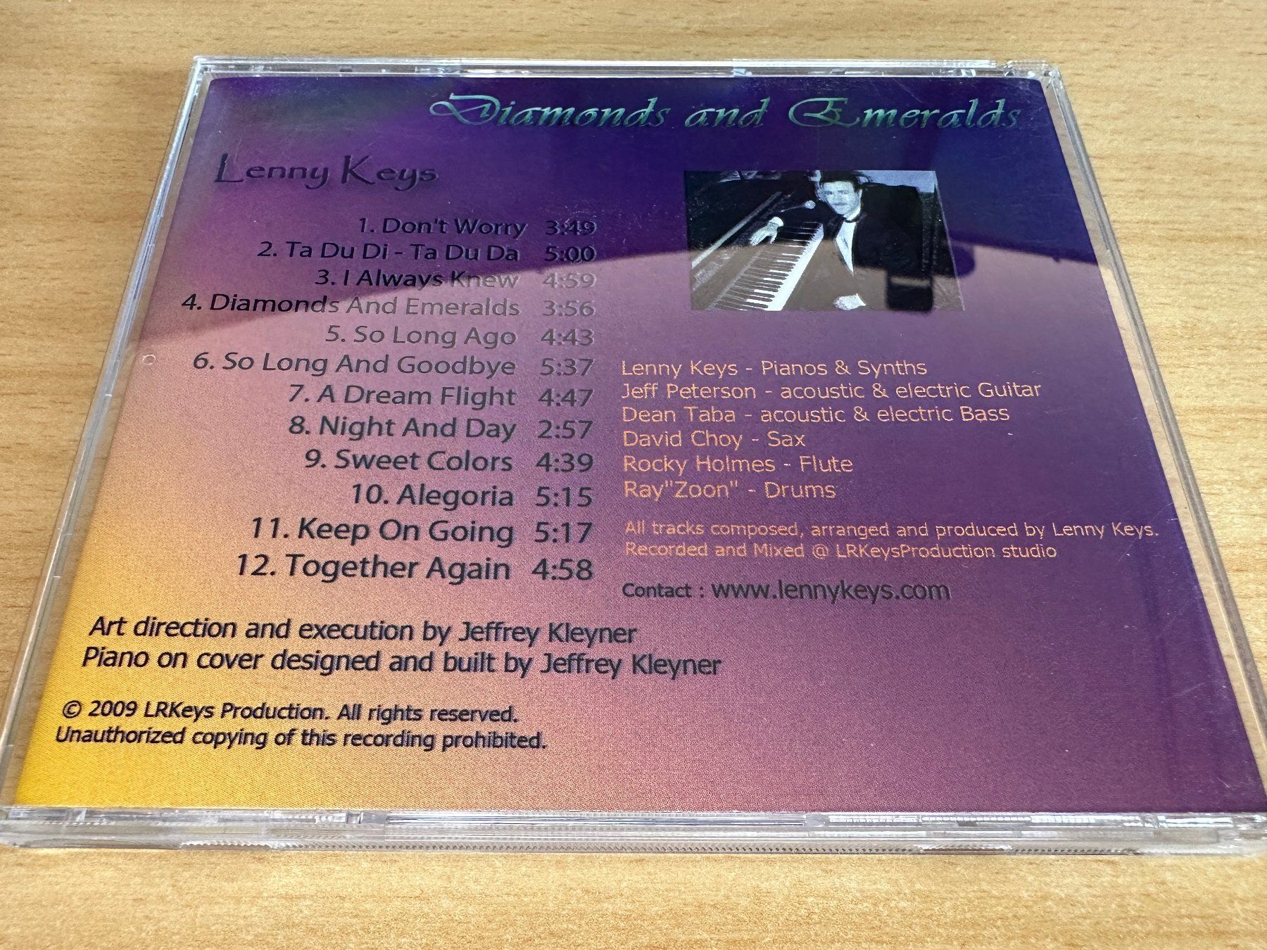 CD: Lenny Keys - Diamonds and Emeralds – Usato da Rikon im Tösstal venduto da Alpenmutz 1