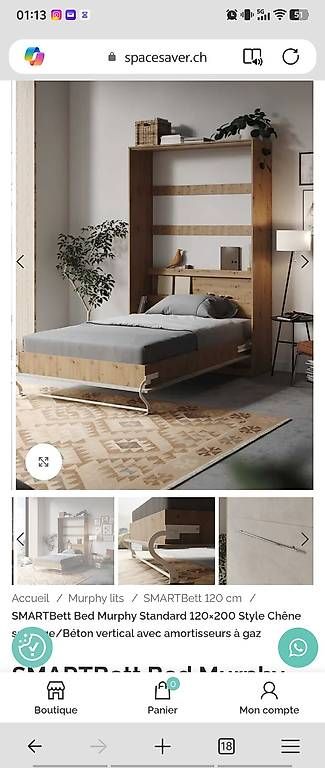 Letti: Lits escamotables 120x200 – Usato da Grand Lancy venduto da ale_6sc6 2