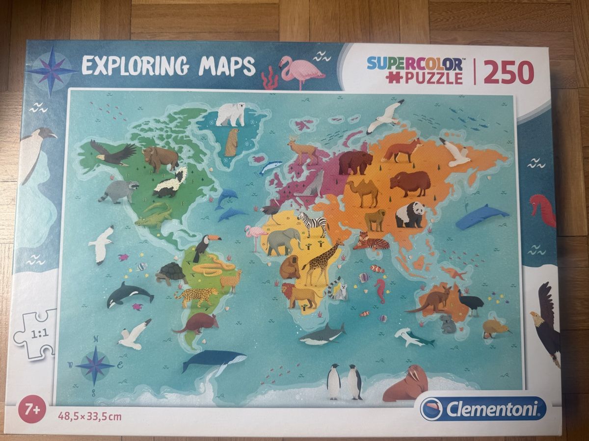 Clementoni Puzzle: Clementoni Puzzle 250 Teile ExplorinG Maps 7+ gebraucht – Usato da Kilchberg ZH venduto da Glockenhaus