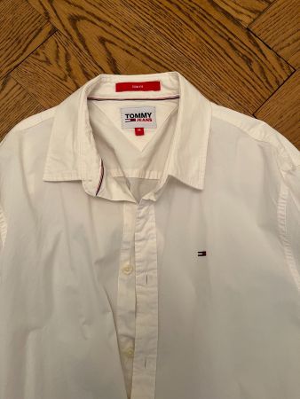 ⭐ Chemise Tommy Hilfiger blanche garçon Slimfit M