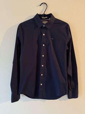 Dunkelblaues Tommy Hilfiger Hemd Gr. S
