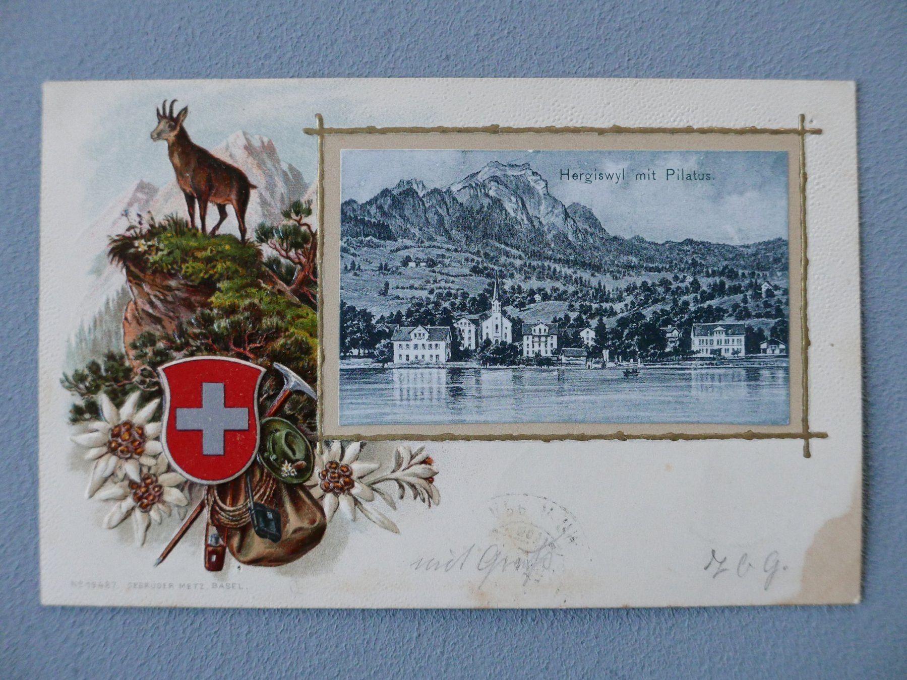 Cartoline postali: ANTIKE ANSICHTSKARTEN FLÜELEN HERGISWIL WEGGIS – Usato da Balgach venduto da Zwischenraum 3