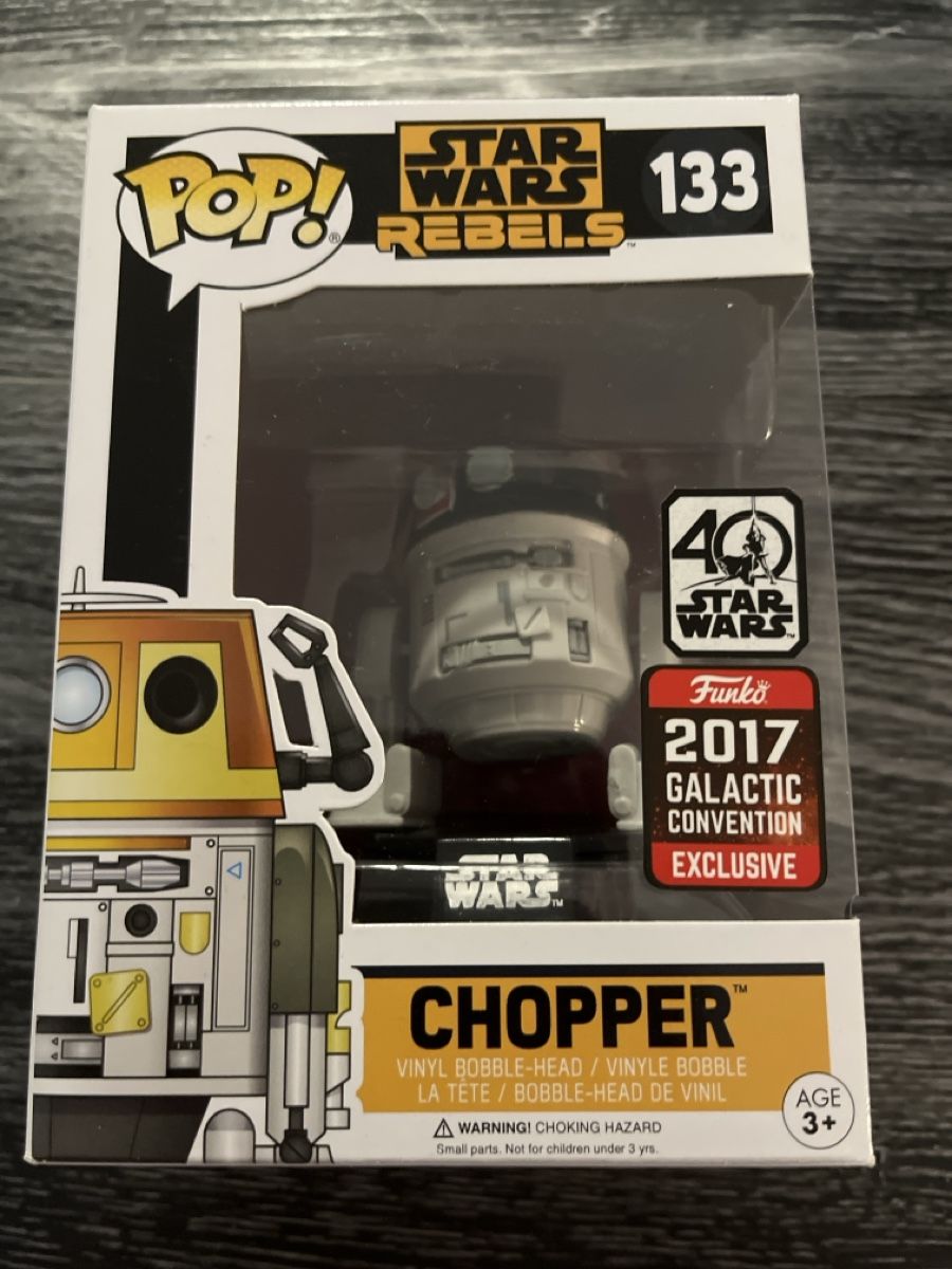 Funko Statuette: Funko Pop! Chopper #133 Star Wars Rebels Convention – Usato da Yverdon-les-Bains venduto da vin_95zk