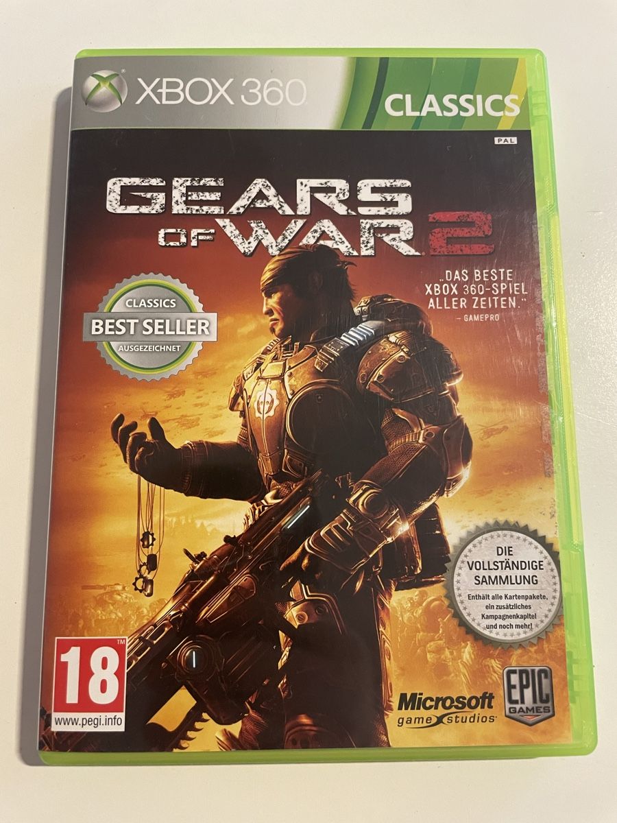Microsoft Spiele: Gears of War 2 / XBOX 360 mit Code All Fronts Collection – Gebraucht aus Zürich von Bomboo