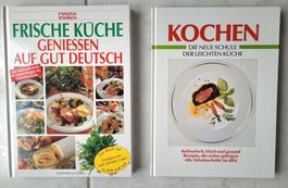 Drei Kochbücher- Schritt für Schritt zubereiten lernen