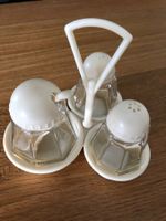Salz-Pfeffer-Senf Set, Antik