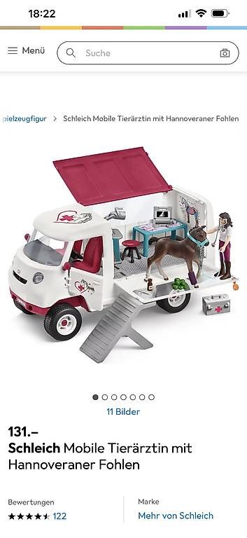 Schleich Spielzeuge: Schleich Mobile Tierärztin mit Fohlen – Gebraucht aus Nidau von Homeweg 3