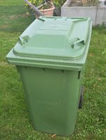 Grünabfalltonne mit Rollen gebraucht