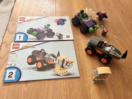 LEGO 10782 Hulk & Rhino Car Set mit Anleitungen