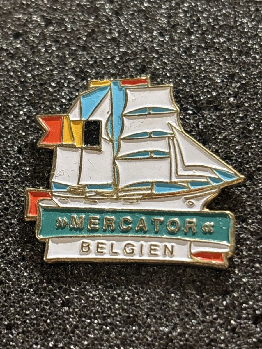Plaketten & Abzeichen: Schiff-Pin Mercator Belgien – Gebraucht aus Matzingen von Old-Shop