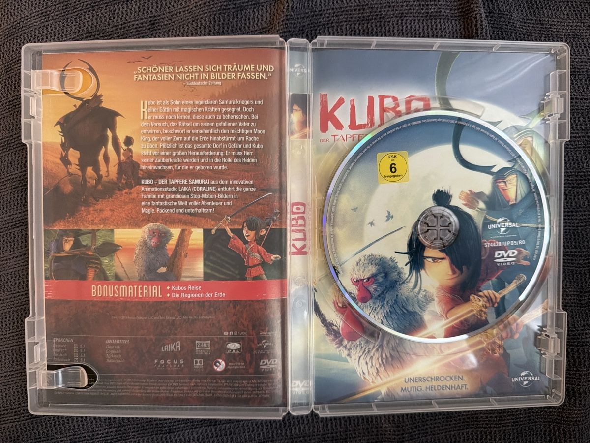 Tutti i DVDs: Kubo - Der tapfere Samurai (DVD) – Usato da Oberwangen b. Bern venduto da Ssimon2 2