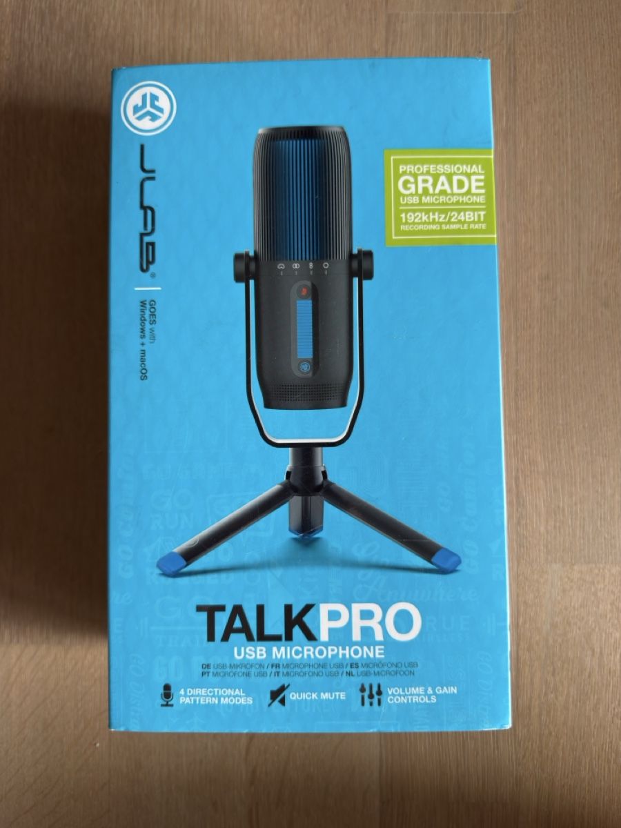 Mikrofone: Podcast Vlog JLab Talk Pro USB Mikrofon - Gratis Versand – Gebraucht aus Fehraltorf von nlegow