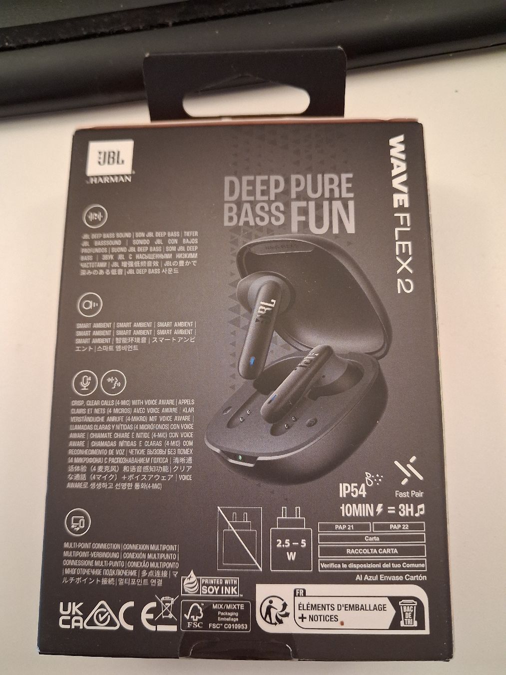 JBL Kopfhörer: JBL WAVE FLEX2 Kopfhörer Headset In-ear Bluetooth NEU OVP  – Neu und originalverpackt aus Effretikon von SEMOUNA 3