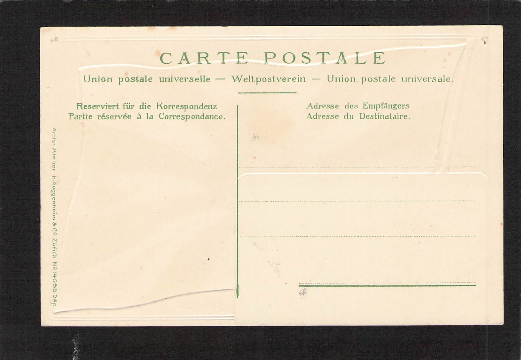 Cartoline postali: Prägekarte  Bern - Berne , Bern – Usato da Reichenburg venduto da Pipo-67 1