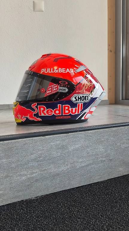 Autografi: Marc Marquez Helm mit Orginal Unterschrift  – Nuovo e nell'imballaggio originale da Utzenstorf venduto da mbo_y2g7